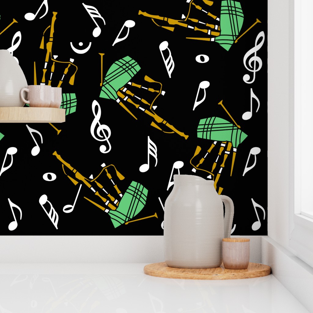 Bagpipe Wallpaper Designs